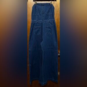 Wisteria Lane strap less jumpsuit